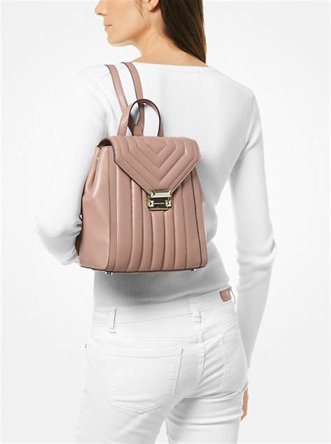 Whitney Quilted Leather Backpack 